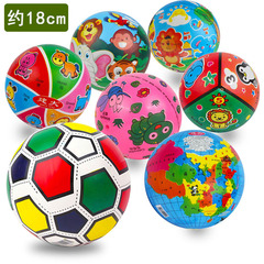 Children's Outdoor Toys Small Leather Ball Baby Soccer Ball Tapping Ball Map Ball Inflatable Ball Ball Category Indoor Sports Wholesale