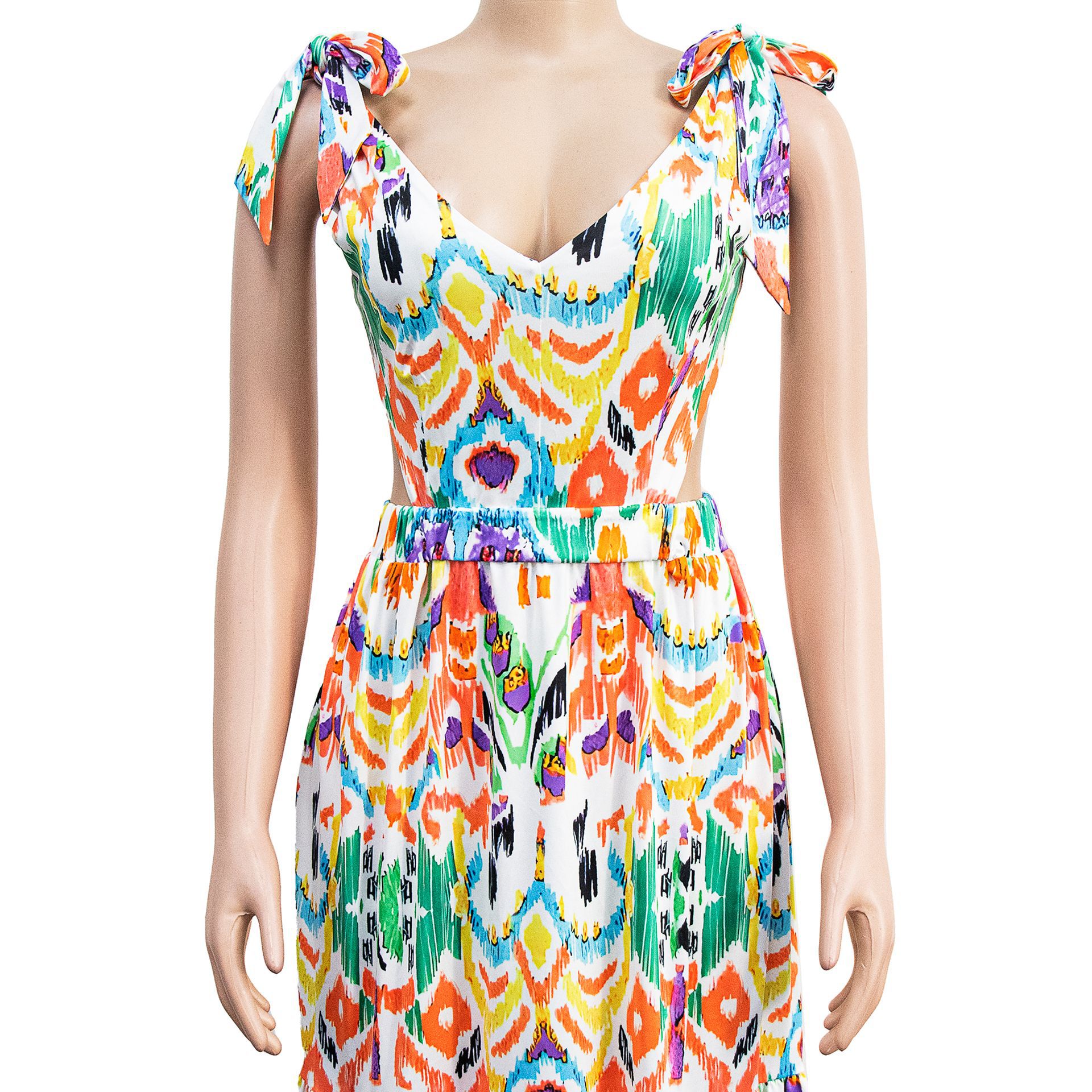 Women's Clothing fashion women's color sleeveless shoulder strap long skirt dress for women_mkmklike.com