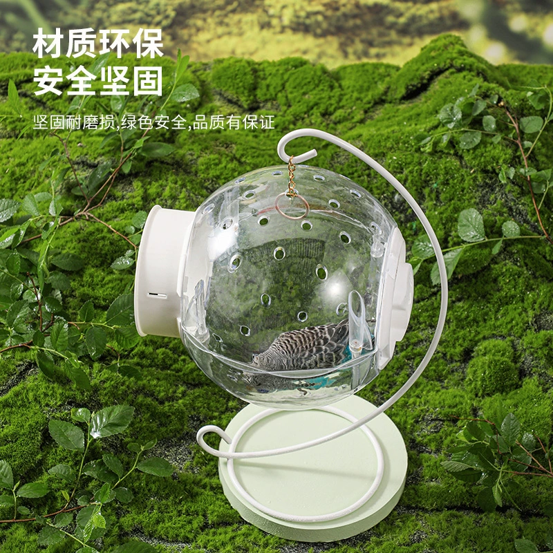 Птичья клетка инкубация клетка попугай прозрачная уличная шкура тигра пион Сюаньфэн специально создан для ландшафта