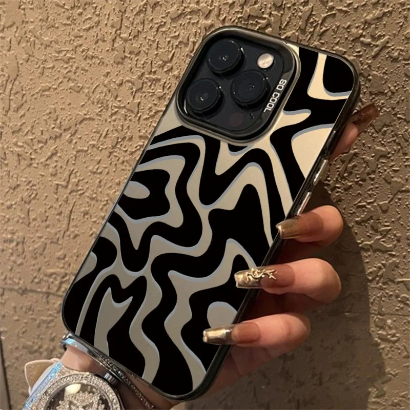 Новая полоса, подходит для цветного серебристого корпуса iPhone 15 Pro / 13/16 Pro Max, матовая защитная крышка