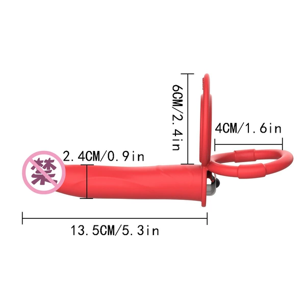 Red single frequency vibration (bag)
