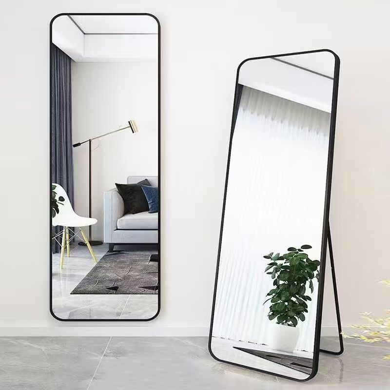 Full-length mirror for home use, wall-mounted mirror, popular with girls, floor-standing mirror for bedroom, fitting mirror for dormitory, wall-mounted 3D dressing mirror