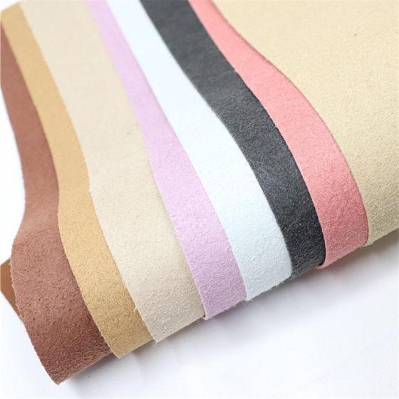 in stock Retro Two-color Microfiber Leather Casual Shoes Bag Waterproof Wear-resistant Hydrolysis-resistant Fine-grain Two-color Artificial Leather
