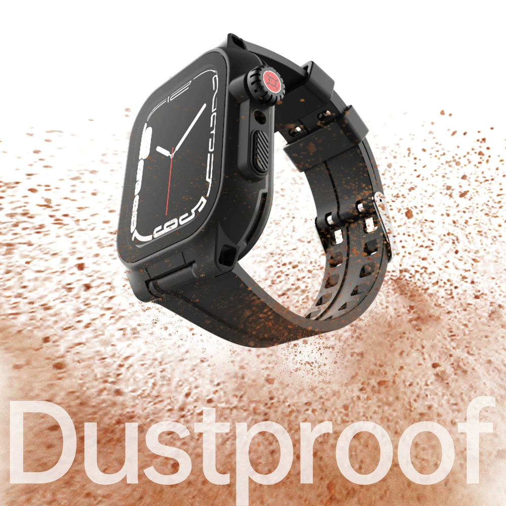 Подходящий ремешок для умных часов Apple iWatch 41/44 дюйма 45 мм S7/8, водонепроницаемый и пылезащитный, интегрированный