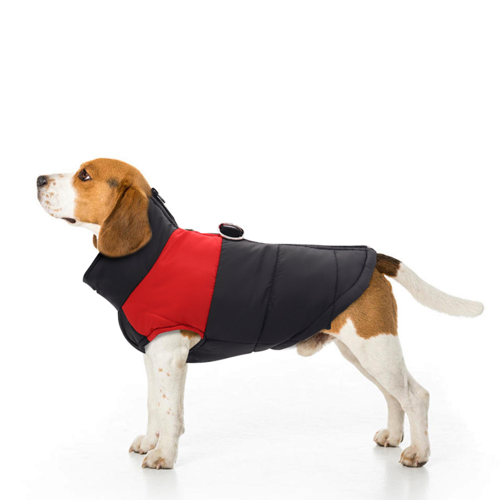 Ropa para mascotas transfronteriza chaqueta de plumón para perros gruesa y cálida ropa para perros impermeable de otoño e invierno ropa para mascotas para perros grandes
