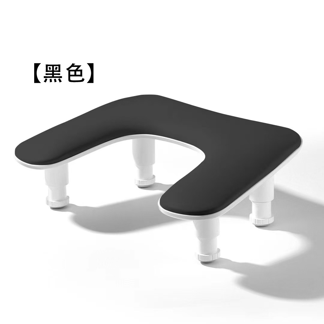 Almohada de mano para uñas de dos manos Altura ajustable Diseño de sueño inclinado portátil Piel de cuero PU Cómoda almohada de mariposa rusa