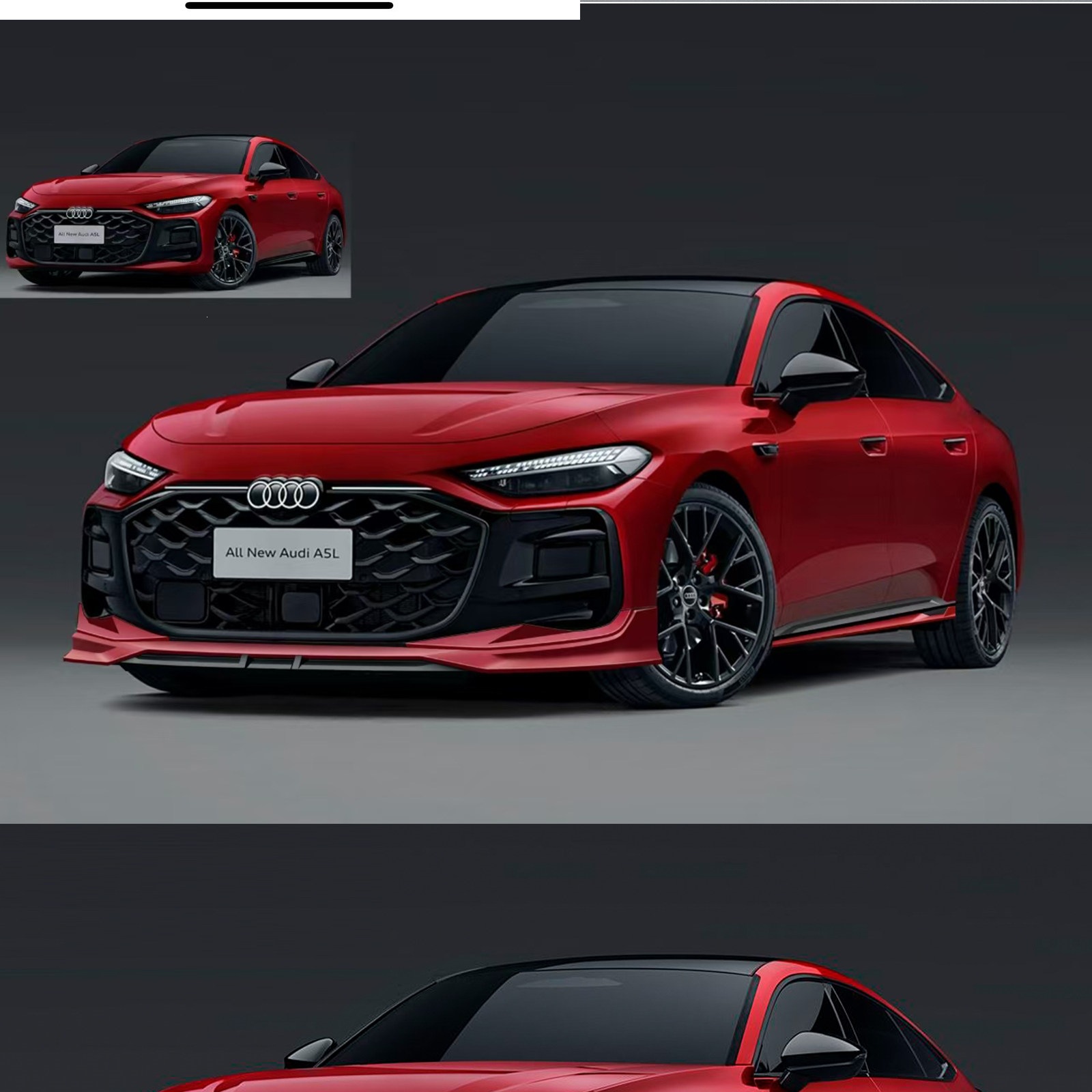 Saic Audi A5L Faw Sports Body Kit Front Spoiler Side Skirts Rear Lip Spoiler Modified Decorative Accessories