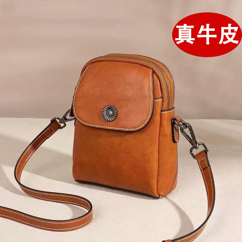 카라멜 컬러 [카운터 정품] 천연가죽 1층 소가죽