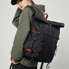 機能的なバックパック、旅行、スポーツ、アウトドアレジャーバッグ、登山、ハイキング、大容量バックパック、メンズコンピュータバッグ、スクールバッグ