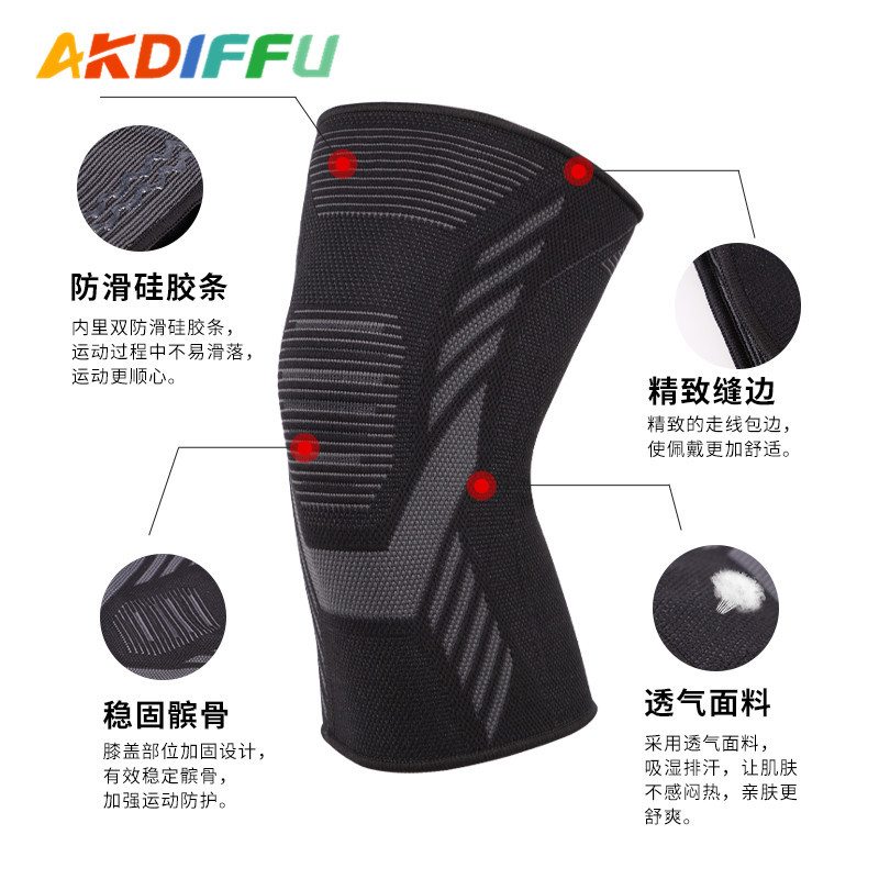 Productos deportivos deportes rodilla nueva rótula de nylon punto rótula fitness corriendo pelota deportes equipo de protección al por mayor