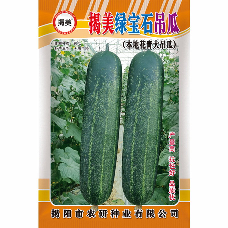 Jiemei Emerald Hanging Melon Seeds 100 Local Flower Green Large Hanging Melon Cucumber Cucumber Balcony Farm Vegetable Seeds