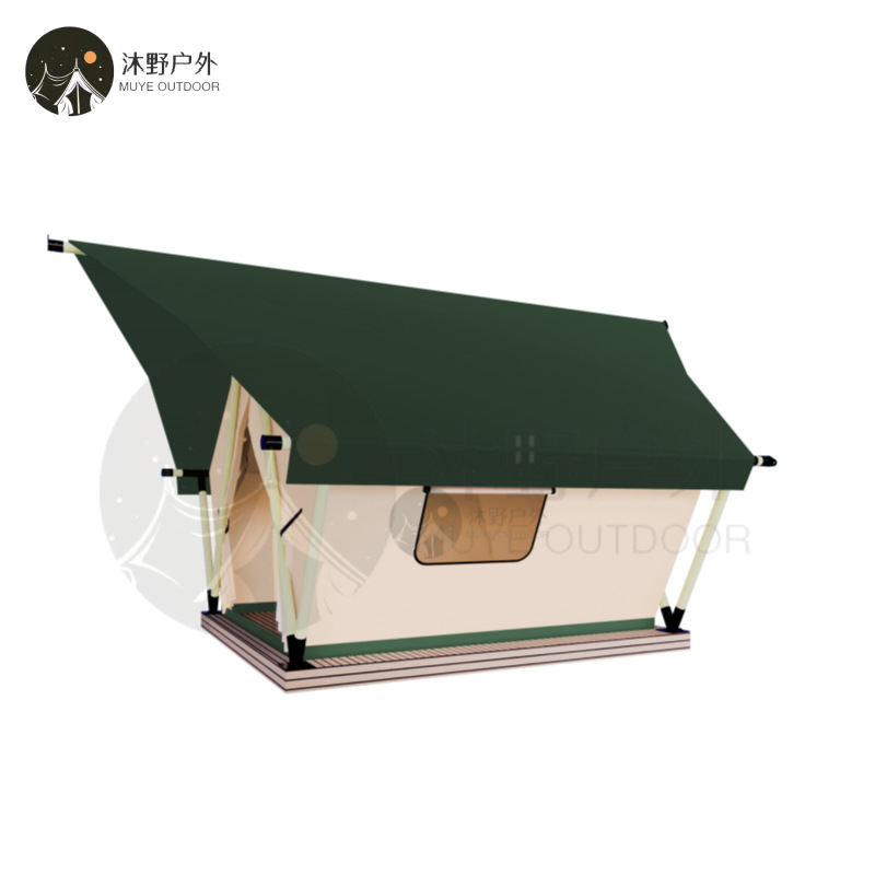 Muye camping al aire libre de lujo B & B Hotel tienda de madera Polo camping vacaciones luz lujo francés tienda Hotel