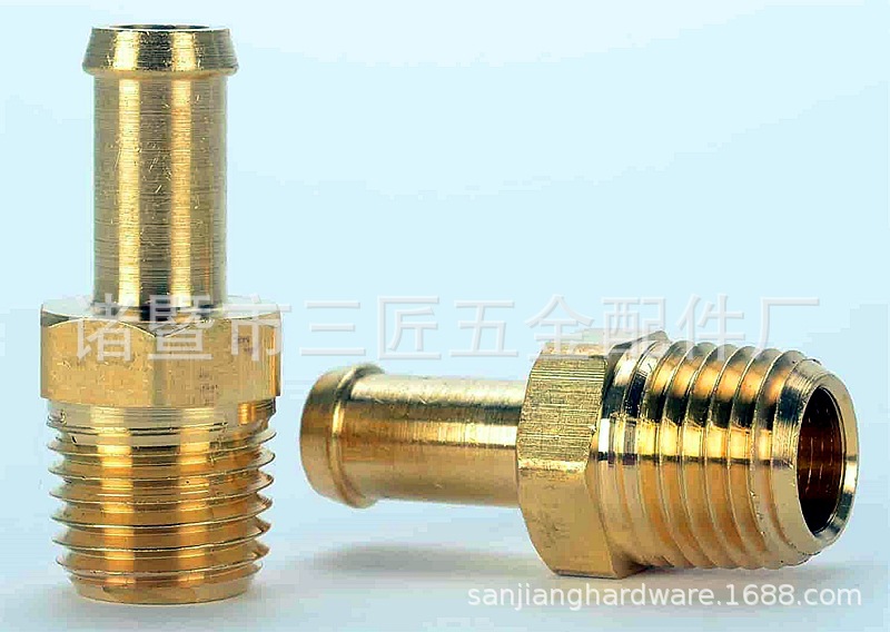 汽车改装燃油压力调节器配件 压力调节阀接头 1/8 1/4 2分 8 10mm