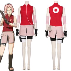 新作忍者疾風伝cos衣装春野桜cos小桜コスプレ服コスプレメーカー現物