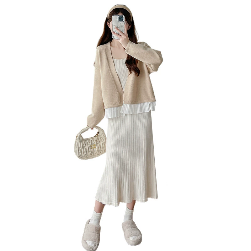 Осенний пуховик для беременных, футболка, slip dress, свитер, кардиган, комплект, (Физики)