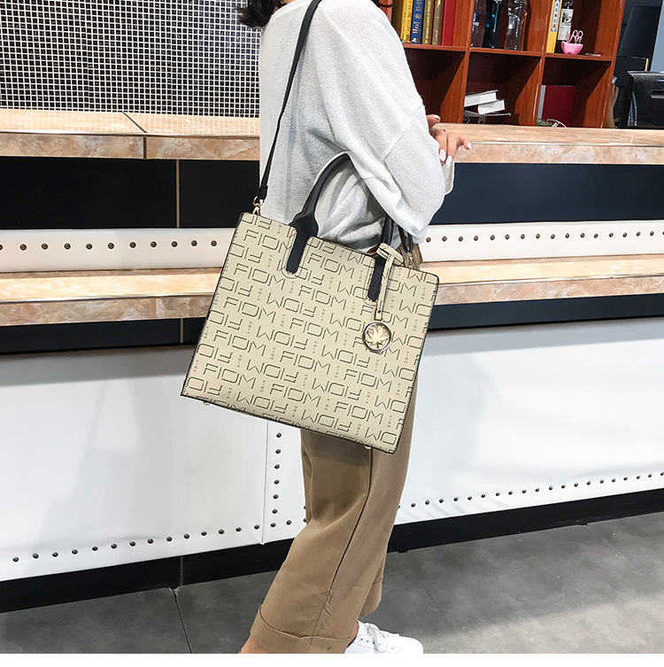 New European and American cross-border fashion women's bag three-piece set, mother-and-child bag, versatile, large-capacity crossbody single-shoulder bag undefined