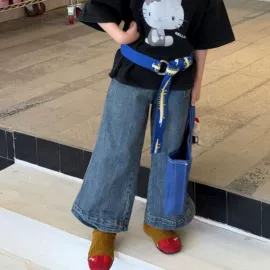 童T恤;儿童牛仔裤;童裤