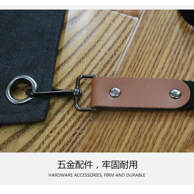 Venta directa de fábrica, falda de lona gruesa transfronteriza, herramienta artesanal con múltiples bolsillos, delantal, ropa de trabajo de jardinería, delantal al por mayor