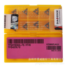 Mitsubishi三菱TPGH110304L-FS HTi10精镗数控刀片合金铜铝件用
