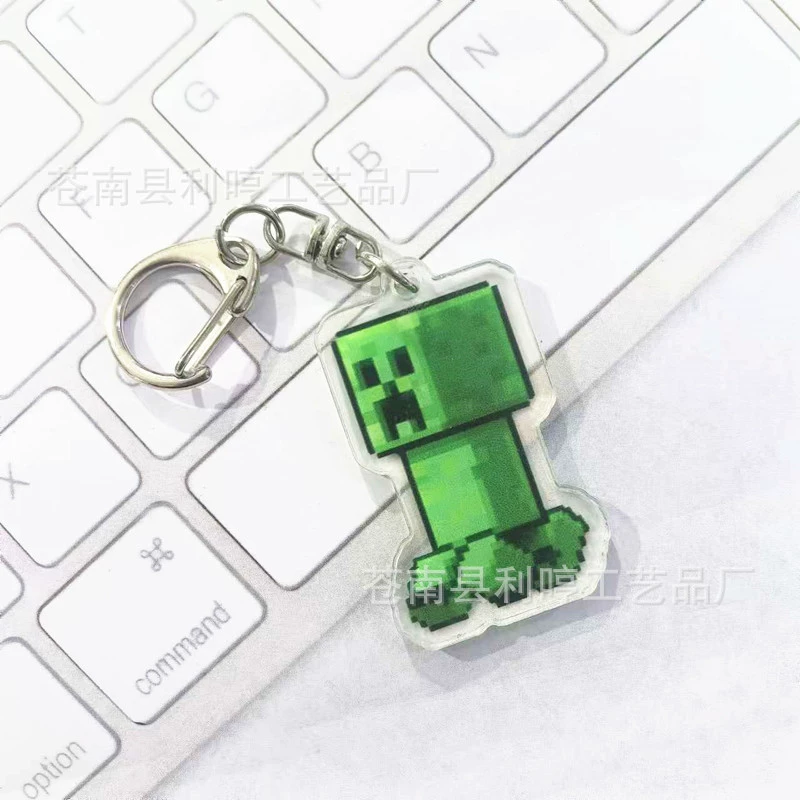 Cartoon acrylic keychain, backpack accessory