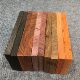 Purple sandalwood safflower pear red sandalwood yellow pear cross-grain comb material mahogany diy Wood Wood friends carpentry room small material