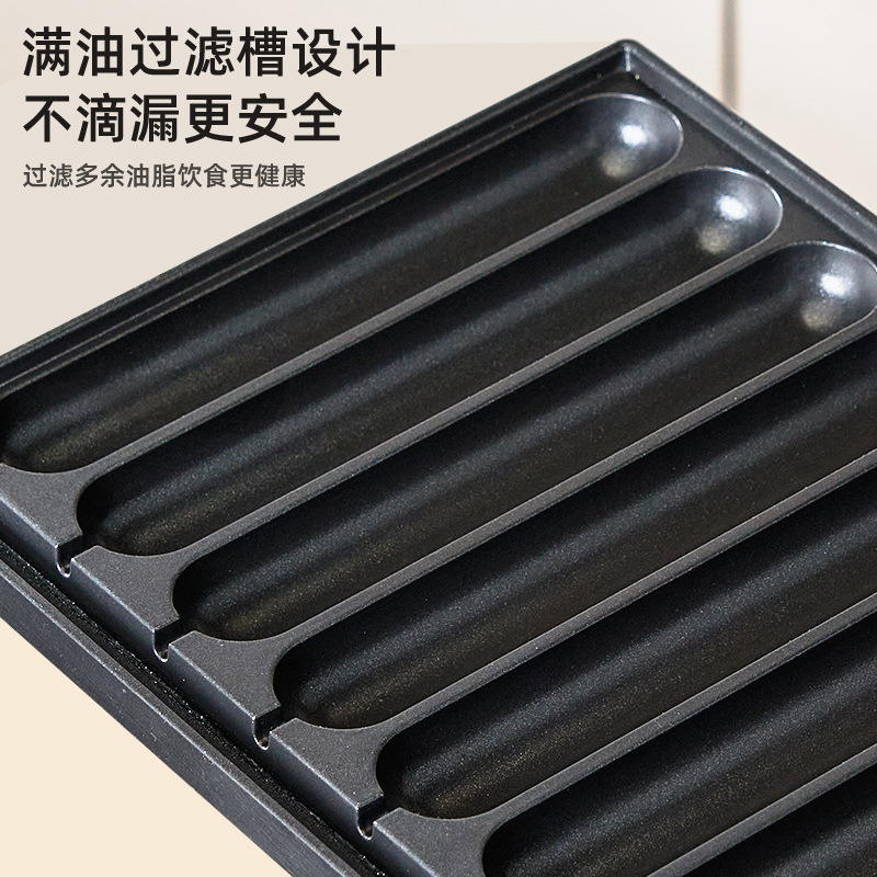 批发烤肠机夜市摆摊卡式炉烤肠盘路边摊商用淀粉肠烤机脆皮肠铁盘