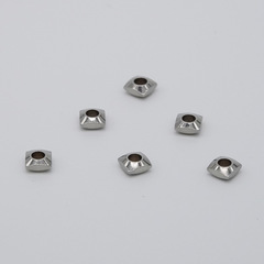 Stainless steel separator beads DIY handmade jewelry accessories semi-finished bracelet spacer beads bulk