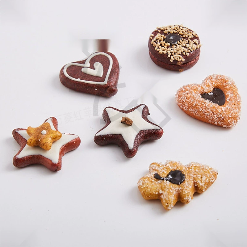 Модель печенья Simulation Christmasci Biscuits Fake chocolate digestive biscuits праздничная еда декора shooting props