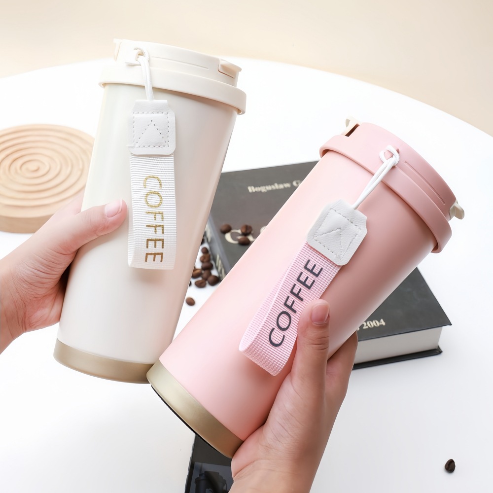 Termo de Café Lily of the Valley, Acero Inoxidable 316, Gran Capacidad, Diseño Estético, Simple, para Regalo, Personalizable con Logotipo image 5