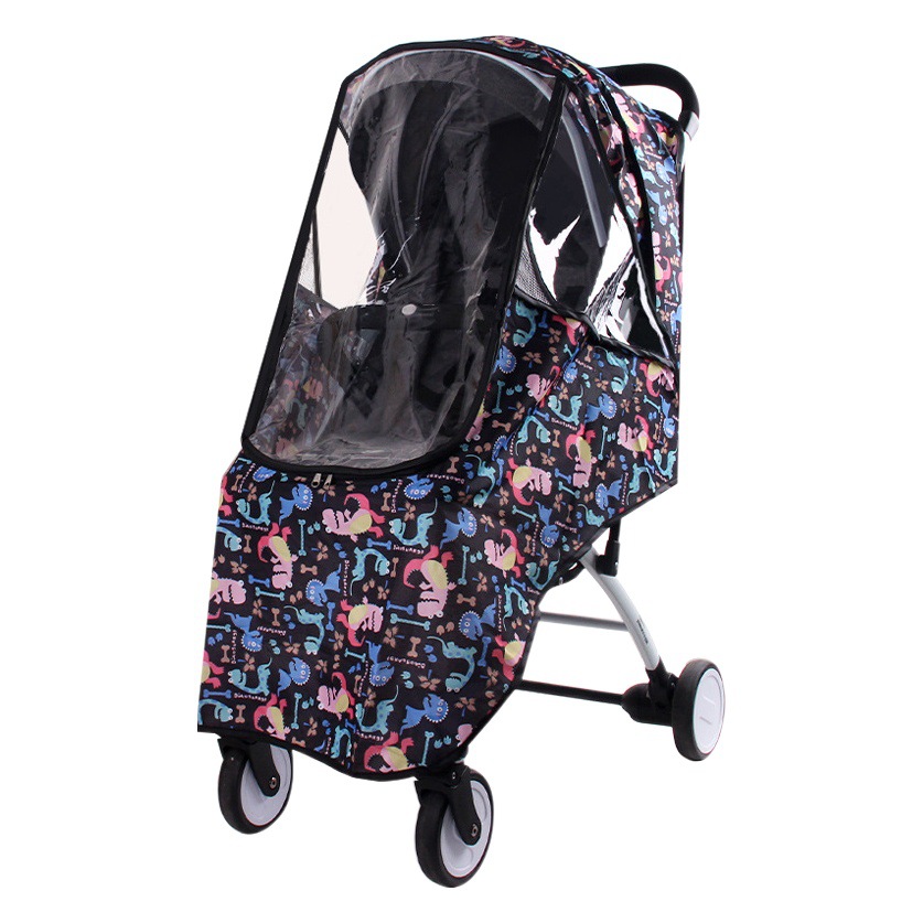Cochecito directo de fábrica cubierta de lluvia cochecito paraguas cubierta a prueba de viento cubierta de lluvia cubierta a prueba de viento universal