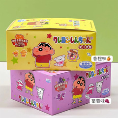 BOOZi Crayon Shin-chan Juice Gummies 20g Grape Flavor Orange Flavor Fruit Flavor Children's QQ Gummies Cartoon Snacks