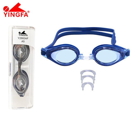One piece drop shipping YINGFA/yingfa swimming goggles silicone rubber waterproof and anti-fog swimming goggles for adults Y2900AF