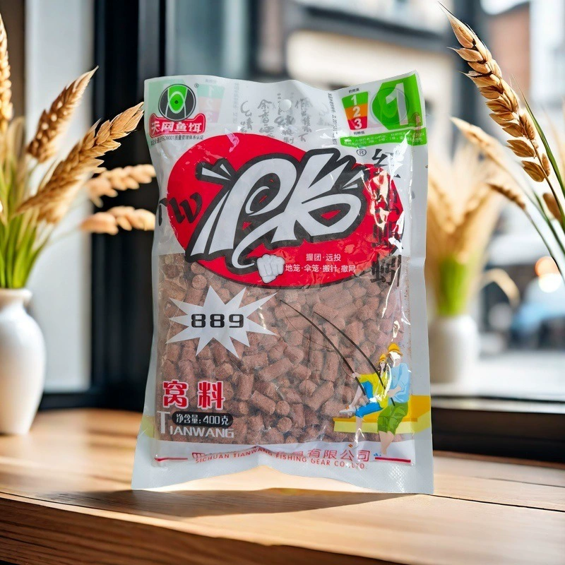 天网 PK red worm earthworm granular nest ingredients wild fishing nest carp, carp, grass carp, catfish universal bait black pit bait