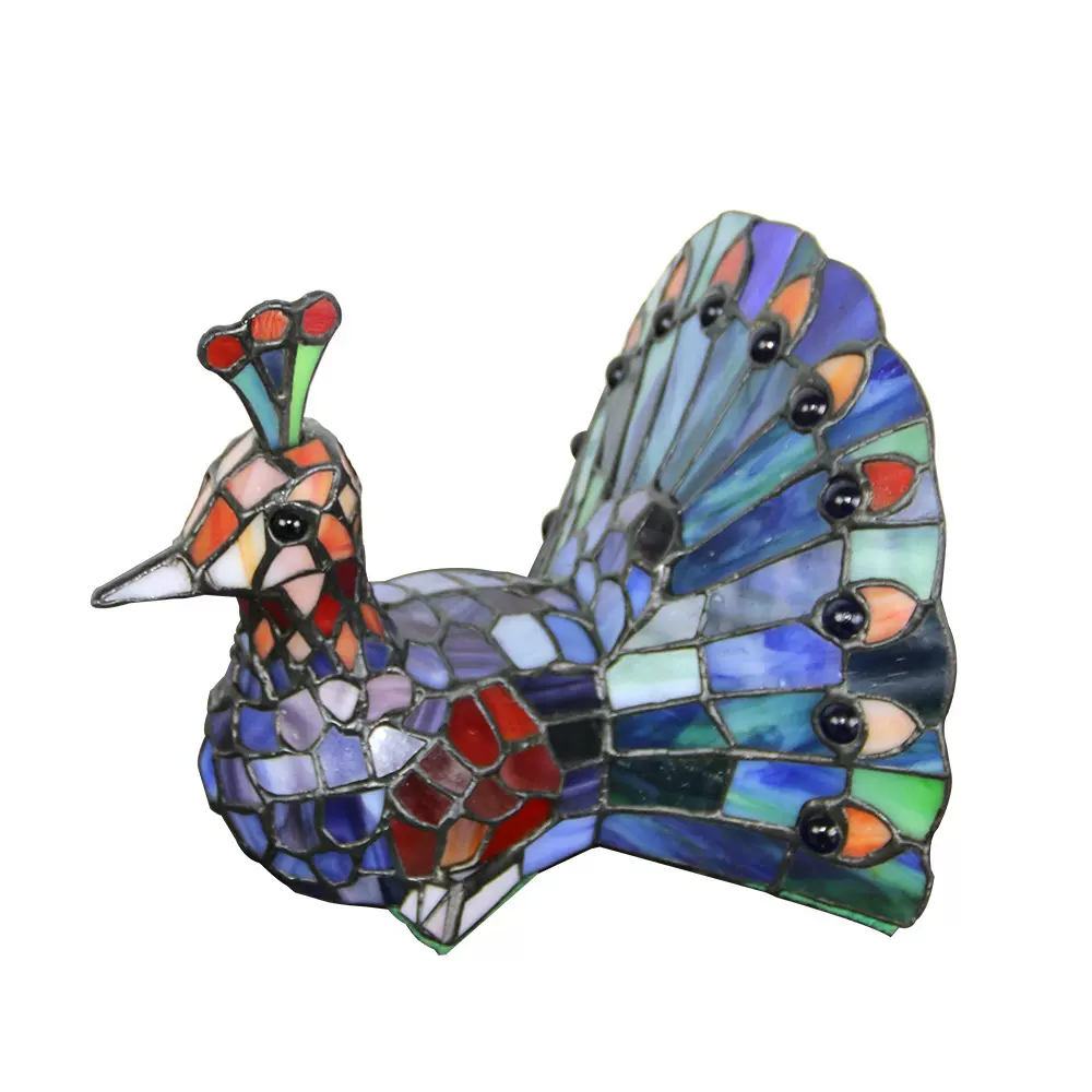 北欧玻璃台灯客厅装饰夜光小夜灯床头现代简约创意个性圣诞老人