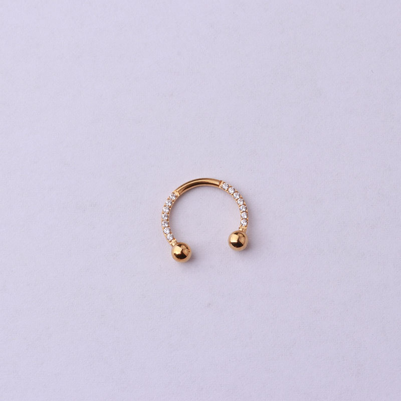 Nose Rings & Studs Fashion Geometric 316 Stainless Steel  Plating display picture 10