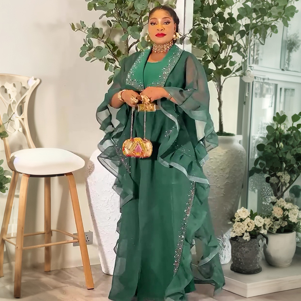 Cross-border Foreign Trade Middle Eastern Muslim Robe Cardigan European And American Dubai Elegant Women's Dress_ecoleips.com