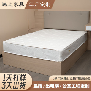 Factory Direct Sales Latex Mattress Silent Independent Spring Mattress Rental Apartment Home Simmons Mattress Customization