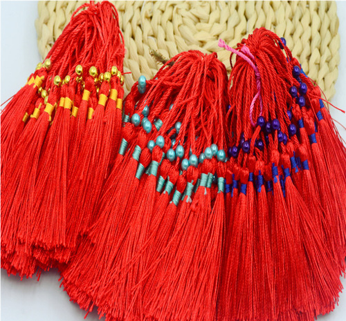 Manufacturer Direct Sale Fringe 70mm Vertical Tassels Bookmark Gift Box Fan Fringe Tassel Sugar Box Wholesale