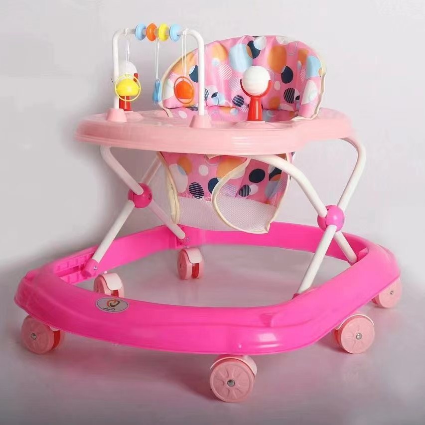 2025 nuevo andador de bebé bebé masculino y femenino multifunción antivolcado 6-12 meses plegable