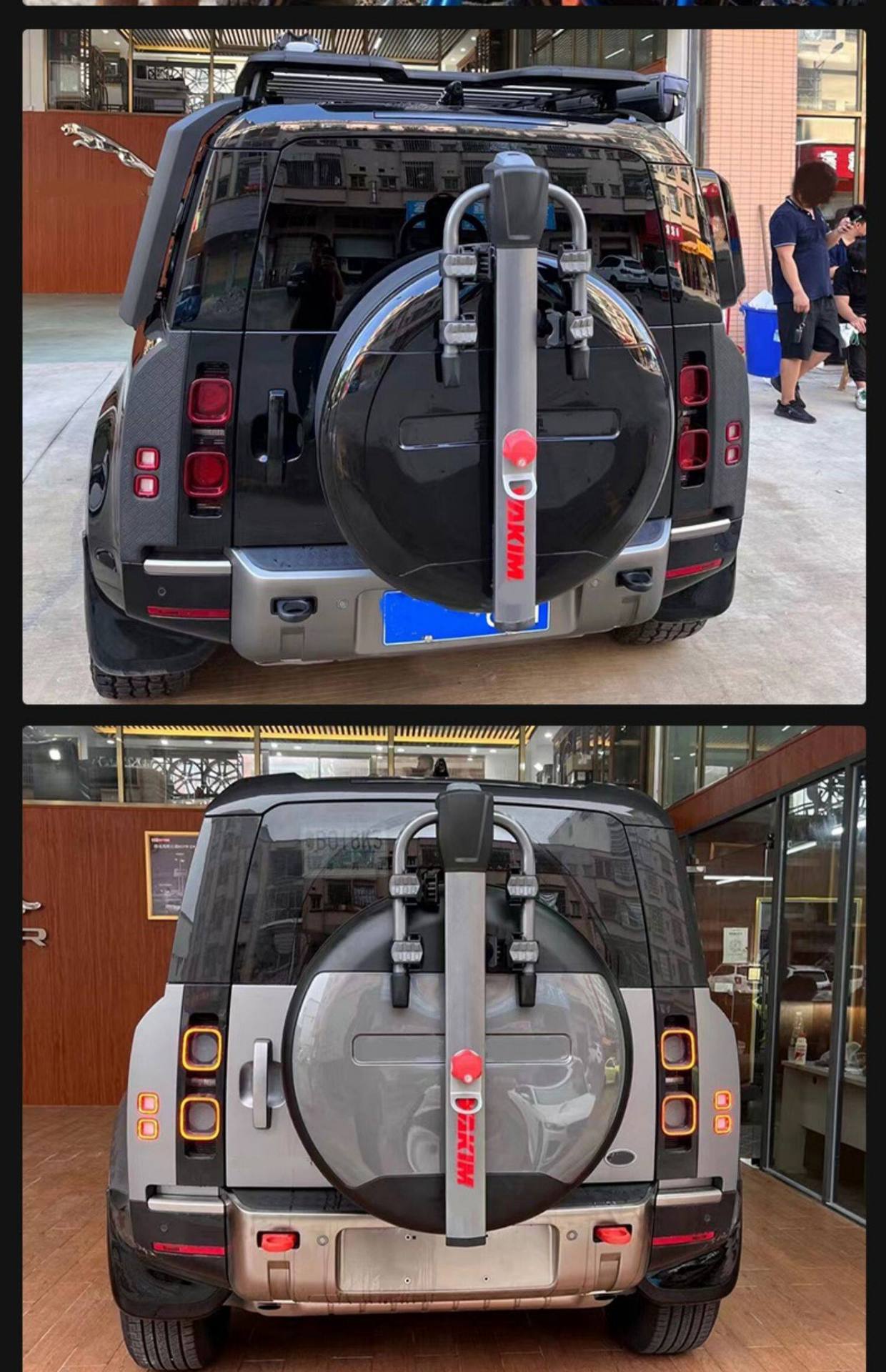 Cooluzer Prado Land Rover New Defender Tank 300 Tank 500 Car-Mounted Bicycle Rack Rear-Mounted Bike Rack
