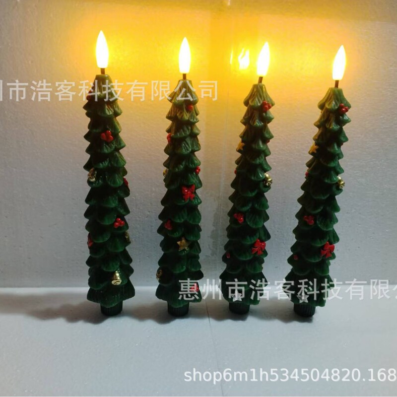 LED クリスマスツリーベルシミュレーションキャンドルライト弾丸パラフィンワックスクリスマス装飾雰囲気モデリングライト工場バッチ|undefined