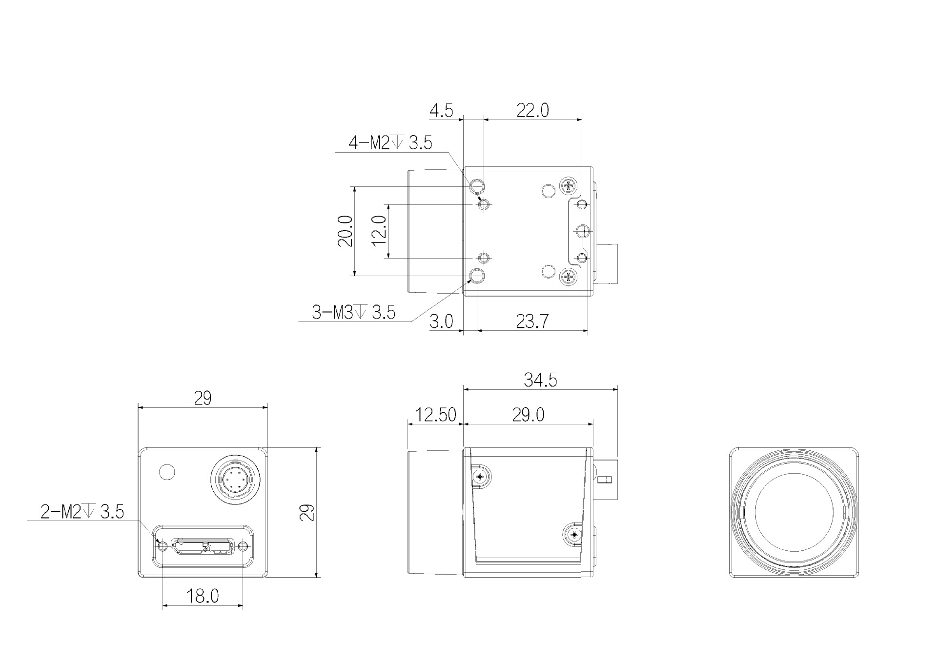 大华华睿IRAYPLE 面阵相机 7000系列 A7200CU130