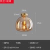 Retro glossy creative ceiling light for living room for corridor for gazebo, French retro style