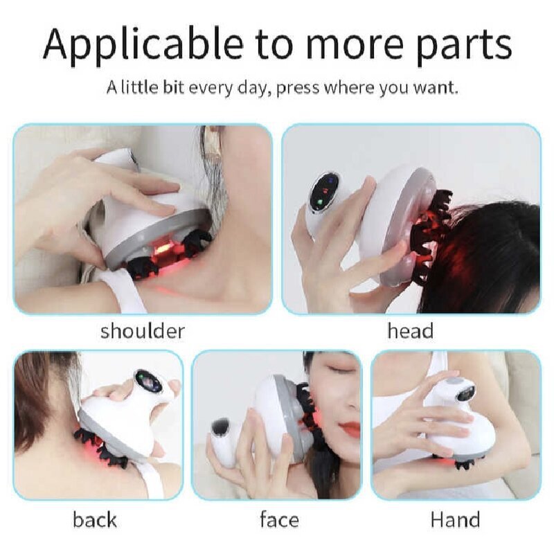 New Head Massage Ems Microcurrent Kneading Meridian Household Head Scratching Electric Massager Head Massage Wholesale