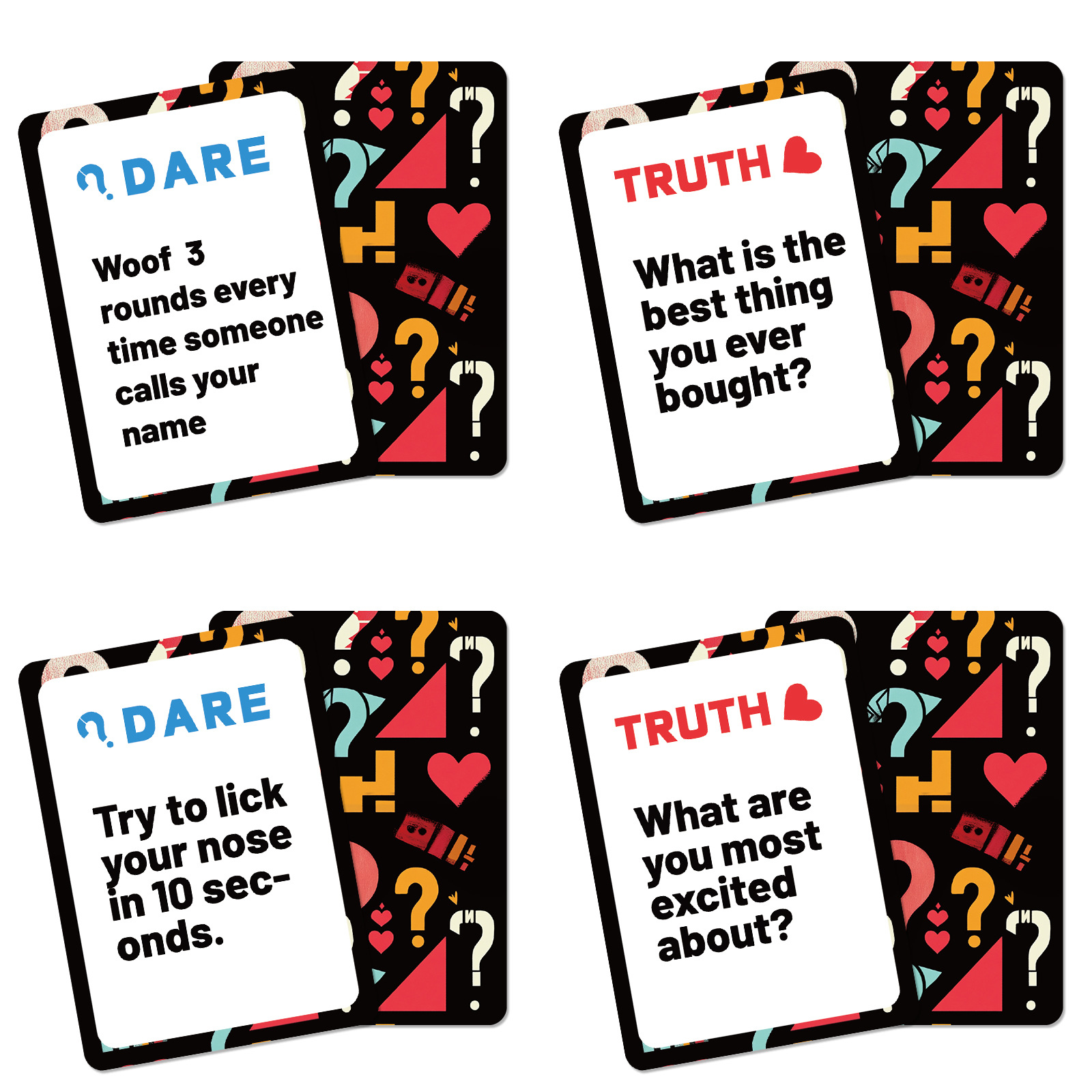 Truth Or Dare Partyspiel Karten Für Erwachsene 50 Blatt Set_voghion.com