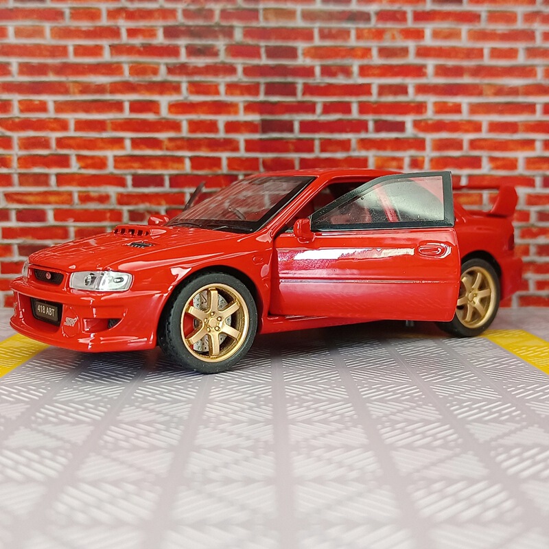 Zhongyuanxing 21031 Simulation Bar Luyi Leopard Alloy sports car Model Acousto-optic Steering Shock-absorbing Children's Toy Car