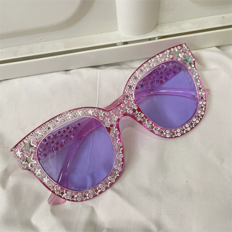 Retro Purple Sunglasses, UV Protection, Multiple Frame Shapes, Width 13–14 cm