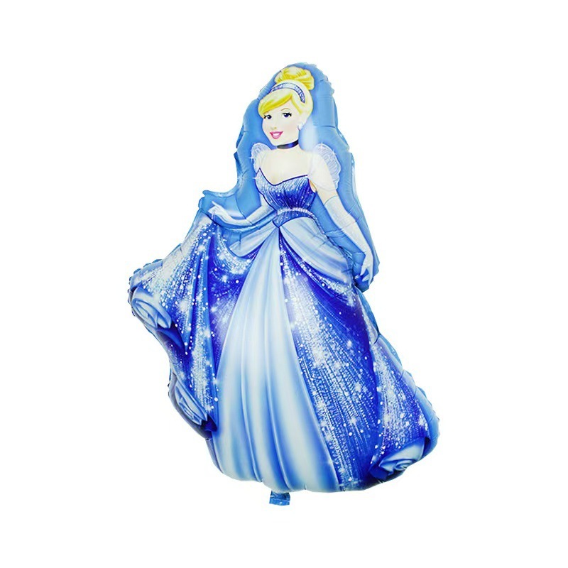 子供のプリンセス誕生日バルーンエルサ氷と雪白雪姫マーメイドソフィアラプンツェルアルミフィルムエア|undefined