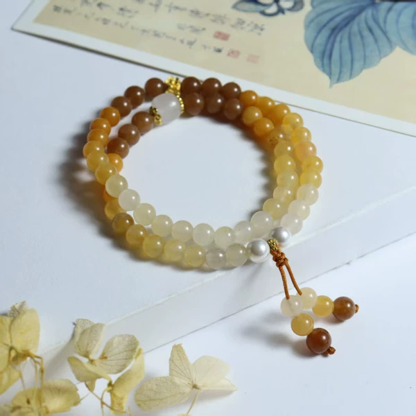 Round beads, 6mm, gradient