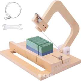 木质肥皂切片器商用手工香皂分割器吐司面包切片板黄油分片菜板